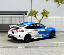 Load image into Gallery viewer, MINIGT 1:64 Blue Civic Type R FL5 #3 2023 Pace Model Diecast Metal Car New Collection