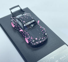 Load image into Gallery viewer, MC 1:64 Black Pink Sakura RWB 964 Widebody Sports Model Diecast Metal Car New Collection