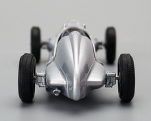 Load image into Gallery viewer, WELLY 1:36 Silver 1937 W123 Classic Racing Sports Model Diecast Toy Metal Car