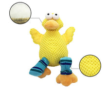 Load image into Gallery viewer, Dog Squeaky Toys Chew Puppy Fluffy Toy Durable Fabric Teeth Grinding PET Duck