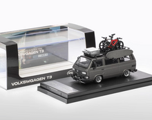 Load image into Gallery viewer, Mortal 1:64 HEC Gray VW T3 Multi Van Camper Sport Model Diecast Metal Car New Collection