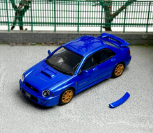 Load image into Gallery viewer, 1:64 Furuya Blue Impreza WRX STI VII 7 Sedan Sport Model Diecast Metal Car New Collection