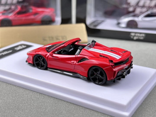 Load image into Gallery viewer, TPC 1:64 Red 488 Pista Convertible Racing Sports Model Diecast Metal Car New Collection