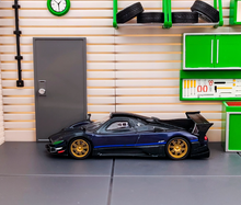 Load image into Gallery viewer, CM 1:64 Blue Zonda Revolucion Super Racing Sports Model Diecast Metal Car New
