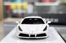 Load image into Gallery viewer, 1:64 CL White 488 GTB Hard Top Sports Model Diecast Resin Car New Collection