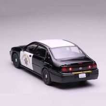 Load image into Gallery viewer, 596 1:64 Black Impala CHP Highway Police Sport Model Diecast Metal Car New Collection