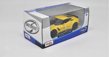 Load image into Gallery viewer, Maisto 1:24 2015 Yellow Z06 Racing Sports Model Toy Diecast Metal Car BN
