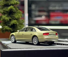 Load image into Gallery viewer, Masdi 1:64 Gold A8L D4 Luxury Sedan Sports Model Diecast Metal Car New Collection