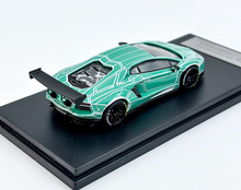 Load image into Gallery viewer, King 1:64 Luminous Green Aventador LP700 LBWK Sport Model Diecast Metal Car
