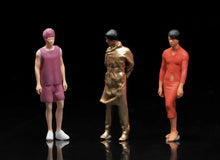 Load image into Gallery viewer, 1:64 Painted Figure Mini Model Miniature Resin Diorama Sand Trendy Man Boy Fancy