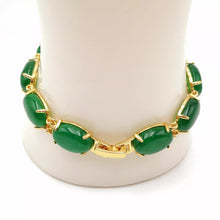 Load image into Gallery viewer, Nature Jade Beaded Bracelet Jewelry Blessing Lucky Fortune Gift For Her Green r