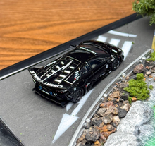 Load image into Gallery viewer, Minigt 1:64 Black Murcielago GT EVO LB Sports Model Diecast Metal Car New Collection