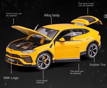 Load image into Gallery viewer, Maisto 1:24 Yellow URUS SUV Racing Sports Model Toy Diecast Metal Car BN