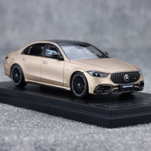 Load image into Gallery viewer, AR 1:64 Gold Benz AMG S63 E Performance Sports Model Diecast Metal Car New Collection