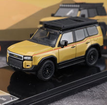 Load image into Gallery viewer, GCD 1:64 Gold Land Cruiser LC250 ORV SUV Sports Model Diecast Metal Car New Collection
