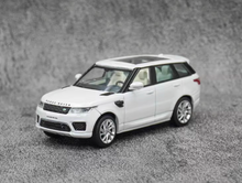 Load image into Gallery viewer, WHELART 1:64 2018 White Range Rover Sports SUV Model Diecast Metal Car New Collection