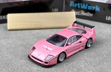 Load image into Gallery viewer, SH 1:64 Pink F40 LM Super Racing Sports Model Diecast Metal Car New
