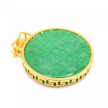Load image into Gallery viewer, Nature Jade Cloud Palace Pendant Necklace Gift Jewelry charm Blessing Lucky