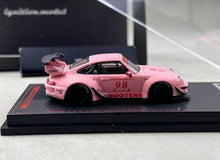 Load image into Gallery viewer, IG 1:64 Matte Pink RWB 993 #98 Widebody Sports Model Diecast Metal Car New Collection