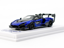 Load image into Gallery viewer, CM 1:64 Blue Senna GTR Racing Sports Model Diecast Metal Car New Collection