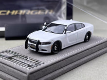 Load image into Gallery viewer, Elite 1:64 White Police Charger SRT Sedan Sports Model Diecast Metal Car New Collection