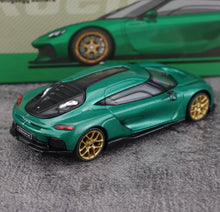 Load image into Gallery viewer, Tarmac 1:64 Green Gemera Sports Model Diecast Metal Car New Collection