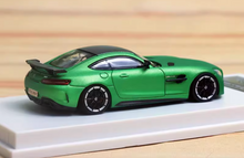 Load image into Gallery viewer, MJ 1:64 Green AMG GTR Coupe Super Racing Sport Model Diecast Metal Car New Collection