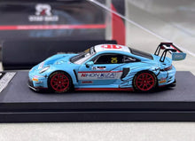 Load image into Gallery viewer, SR 1:64 Baby Blue 911 GT3 R #25 Racing Sports Model Diecast Metal Car New Collection
