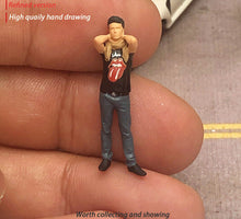 Load image into Gallery viewer, 1:64 Painted Figure Mini Model Miniature Resin Diorama Street Tattoo Man Boy Guy