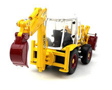 Load image into Gallery viewer, 1:76 Yellow JCB 3CX Backhoe Loader Model Diecast Metal Car New Collection