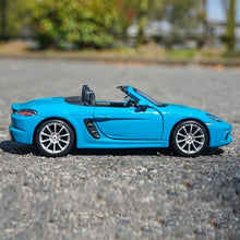 Load image into Gallery viewer, Bburago 1:24 718 Boxter Convertible Racing Sports Model Toy Diecast Metal Car
