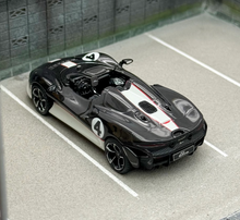 Load image into Gallery viewer, LCD 1:64 Black Carbon #4 Elva Convertible Sports Model Diecast Metal Car New Collection