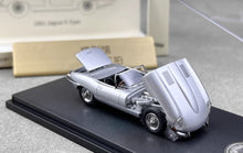 Load image into Gallery viewer, GFCC 1:64 Silver 1961 E Type Roadster Convertible Model Diecast Metal Car New