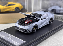Load image into Gallery viewer, LT 1:64 Grey 812 Novitec N-Largo Racing Sports Model Diecast Metal Car New Collection