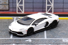Load image into Gallery viewer, HF 1:64 White LP780-4 Super Racing Sports Model Diecast Metal Car New