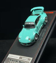 Load image into Gallery viewer, IG 1:64 Blue Green RWB 993 Classic Sports Model Diecast Metal Car New Collection