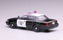 Load image into Gallery viewer, 1:64 596 LA Highway Patrol Police Crown Victoria CV Model Diecast Metal Car
