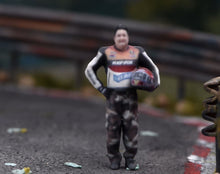 Load image into Gallery viewer, 1:64 Painted Figure Model Miniature Resin Sand Diorama Racer Driver Man Boy