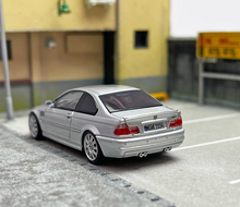Load image into Gallery viewer, SH 1:64 Silver M3 E46 CLS Coupe Racing Sports Model Diecast Metal Car New
