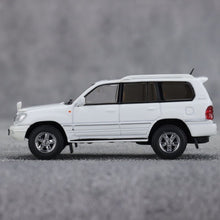 Load image into Gallery viewer, GCD 1:64 White Land Cruiser Cygnus V6 SUV ORV Model Diecast Metal Car New Collection
