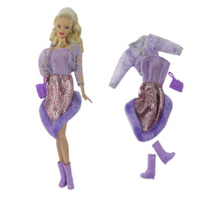 Load image into Gallery viewer, Barbie Doll Clothing 11.5" Girl Wear Fashion Outfits 1/6 Top Skirt Pants Jeans Bag