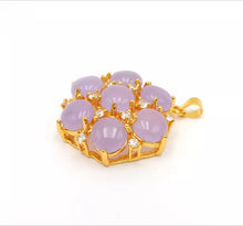 Load image into Gallery viewer, Nature Jade Snowflake Pendant Necklace Gift Jewelry charm Blessing Lucky New