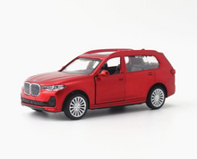 Load image into Gallery viewer, CCA 1:44 Red BMW X7 SUV Sports Model Toy Diecast Metal Car BN