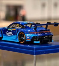 Load image into Gallery viewer, AR 1:64 Blue 911 GT3 R 2025 Macau #992 Sports Model Diecast Metal Car New Collection