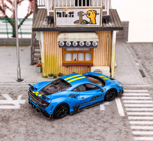 Load image into Gallery viewer, Fuelme 1:64 Blue Mansory F8XX Racing Sports Model Diecast Resin Car New