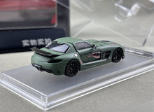 Load image into Gallery viewer, FW 1:64 Green Shark SLS BS Coupe Sports Open Model Diecast Metal Car New Collection