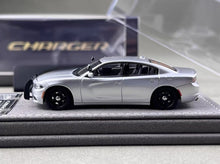 Load image into Gallery viewer, Elite 1:64 Silver Police Charger SRT Sedan Sports Model Diecast Metal Car New Collection