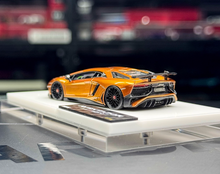Load image into Gallery viewer, Tardis 1:64 Orange Aventador LP750-4 SV Sports Model Diecast Resin Car New Collection