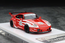 Load image into Gallery viewer, Fuelme 1:64 Red RWB 993 #23 Racing Sports Model Diecast Resin Car New