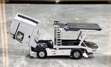 Load image into Gallery viewer, GCD 1:64 White AMG Actros Gigaspace 4x2 Trailer Truck Model Diecast Metal Car